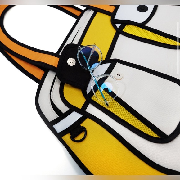 Bonjour Jump from Paper - Tote Bag Purse - Picture 3 of 7